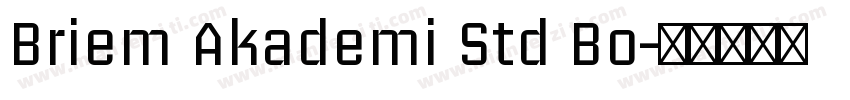 Briem Akademi Std Bo字体转换